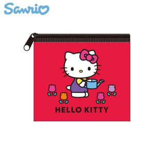 산리오 키티 뉴스탠다드 파우치 양면 플렛 소품정리 지퍼백