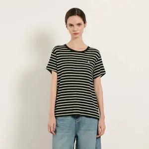 [BCBG](센텀시티점)로고 와펜 스트라이프 반팔 져지 (B5F7X401)