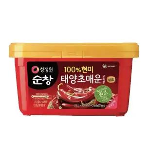 청정원 순창 현미 태양초 매운고추장 2kg