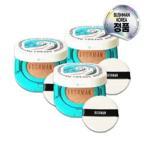 부쉬맨 스포츠 톤업 선쿠션 SPF50+PA++++ 15g  3개