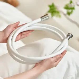 아토퓨어 샤워호스 2m 물때방지 튜브형 줄꼬임방지 무광 화이트