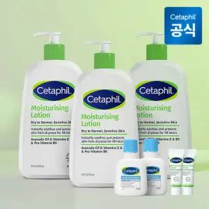 세타필 모이스춰라이징 로션 591ml 3개+크림 10g 2개+클렌저 29ml 2개