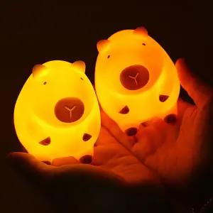 4000 카피바라 LED 무드등 조명등 수면등 캐릭터 액세서리 장식용