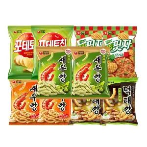 새우깡세트3(새우깡2,먹태깡2,와사비새우깡2,포테토칩2,벌집핏자2)