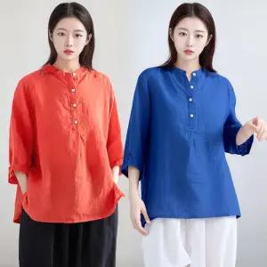 [루미루나]반오픈노카라쿨셔츠2종