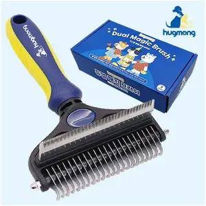 허그몽 대형견 이중모 진도빗 리트리버 웰시코기 털갈이용 특대 죽은털제거 빗