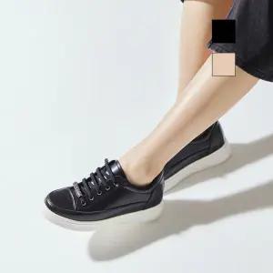 [무크][무크] 여화 지유 소가죽 키높이 스니커즈 2colors