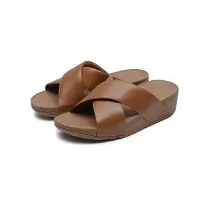 [핏플랍] 루루 크로스 슬라이드 라이트 탄 K04-592