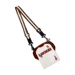 [SSG랜더스]W&G 콜라보 배색 유니폼 파우치백(BROWN)