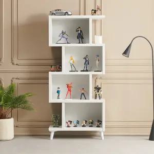 [우아미가구]소엘 인테리어 4단 좌측 책장