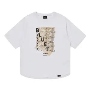 [블루테일](광주신세계)AZG7TS03WT 절개 화이트 반팔 티셔츠