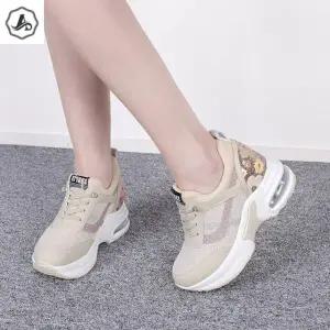 [애슬릿] 키높이 스니커즈 치어리더 운동화 에어쿠션 반짝이