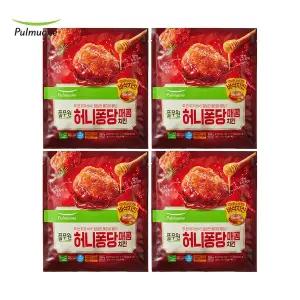 [풀무원][풀무원식품] 허니퐁당 매콤치킨 350g x 4봉