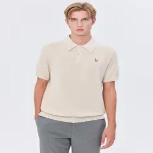 [24FW] WHSW4C551I1 반값세일스테디셀러 베이지 짜임 면혼방 반팔니트