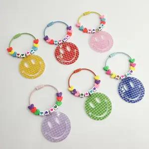 빅스마일 하트비즈 키링 만들기 1인용 만들기세트 DIY 비즈키링 만들기 이니셜 핸드폰 자동차