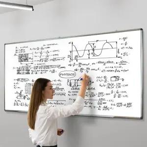 화이트보드 특대형 2400x1200 보드판 보드판 판 벽걸이 보드칠판