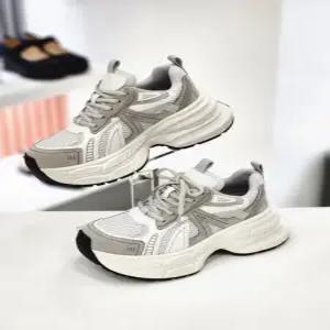 [미셸 by 여성 8cm 키높이 소가죽 어글리 스니커즈 X25S218D_JWOS_OD