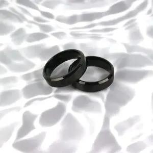티타늄반지 써지컬스틸 블랙커플반지-WFGU68V