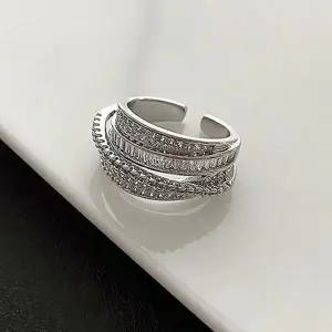 럭셔리 AAA 지르코니아 큐빅 링 백화점 납품 반지-WC07133