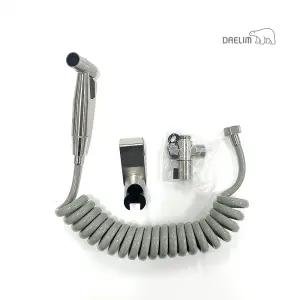 대림바스 스텐 화장실청소건 스프링호스 3m 세트 DL-P4069