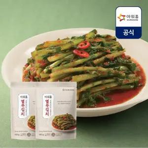 [내일도착] 아워홈 열무김치 400g x 2개