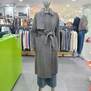 시슬리/애플아울렛/메리 헤링본 트렌치형 롱 코트 SACTF3561