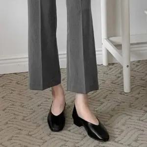 ONM 스퀘어 토우 디자인 여성 미들힐 슈즈 5FW