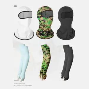 남자여자 여름 스포츠 팔토시 두건 세트