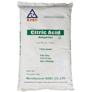 무수 구연산 25kg 20포/0.5톤/베이킹소다/과탄산소다