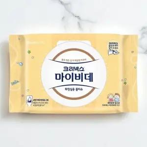 화장실용 마이비데 40매 9팩x2 크리넥스 키즈 물티슈 티슈 일회용 일회용품 식당 가정 주부