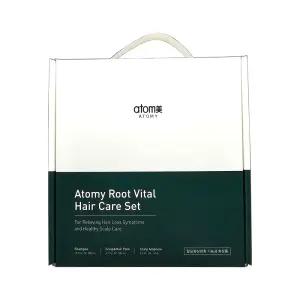 애터미 루트 바이탈 헤어케어 세트 3종 샴푸 헤어팩 앰플 탈모증상완화 영양 단백질
