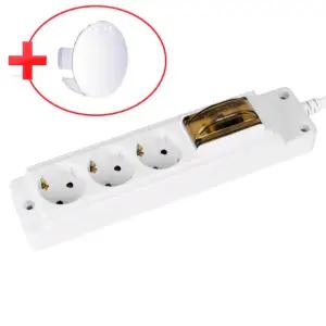 현대 국산 4000W 고용량 누전차단 멀티탭 3구 5M