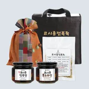 [코시롱제주]제주 프리미엄 선물세트 전복죽 전복장 소라장