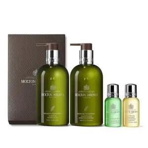 [몰튼브라운] [샤워젤 30ml 증정] 리바이빙 로즈마리 헤어 듀오 세트 (샴푸 + 컨디셔너, 쇼핑백 포함)