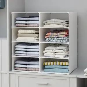 플라스틱 옷장정리 2단 트레이 옷정리함 바지 니트 의류정리 다용도정리함 리틀하우스마켓 LHOSS0020