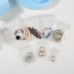 타공 pvc 미니 지퍼백 키링 열쇠고리 만들기 DIY 재료 악세사리 키홀더 부자재 파우치