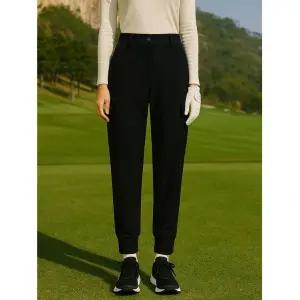 맥케이슨 기간한정SALE 여성 니트시보리 디테일 조거 팬츠 블랙 MDW3PT602BLK 1023229