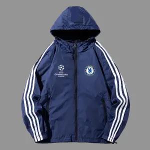 첼시 후드 바람막이 자켓 남성용 축구 점퍼 봄가을 긴팔 운동복