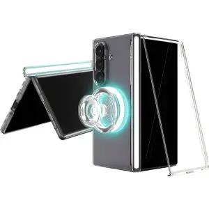 갤럭시 Z폴드7 폴드6 맥세이프 케이스 오토 힌지보호 초슬림 클리어 하드케이스