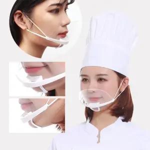 투명 위생 마스크 100개 식당용마스크 주방마스크 식당 연구실 실험실 공업용 학교 위생마스크