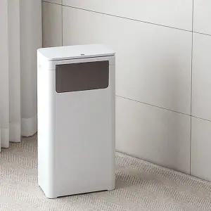 사각 휴지통 주방 사무실 쓰레기통 원터치 25L