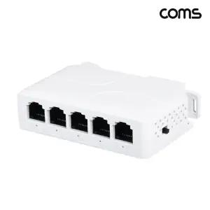 COMS 10/100Mbps 무전원 PoE 분배기 1대4 분배 리피터 BF422