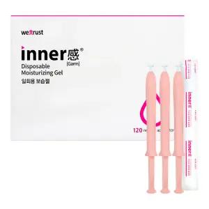 웨트러스트 이너감 모이스처라이징 젤 120p (일회용 여성 청결제 보습제 개별포장 이너클렌저)