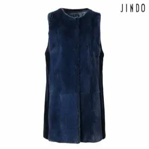 진도모피 쉬어드 밍크 콤비 베스트 HMVC15 1051649