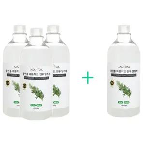 [툴앤툴]피톤치드액 연무액 4000ml(1000ml 3+1 행사) 화장실냄새제거 담배냄새 신발 탈취 새집증후군제거