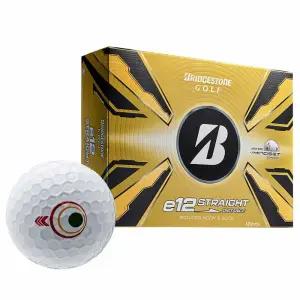 브리지스톤 e12 스트레이트 골프공 마인드셋 3피스 12구 화이트