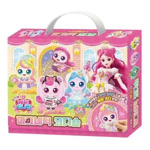 프린세스 캐치티니핑 마그네틱 코디숍 인형놀이 자석스티커 옷입히기 놀이북