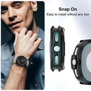 삼성 갤럭시 워치 8 클래식 케이스 46mm 보호 하드 PC 범퍼 쉘 베젤 링+커버