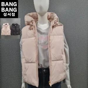 HC04 가을겨울여성 후드 지퍼웰론 패딩조끼 베이직 따뜻한 집업 패딩 베스트