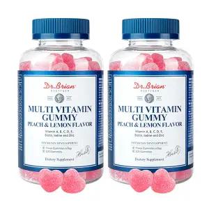 닥터브라이언 멀티비타민 구미 피치&레몬 플레이버, 100구미, 2개